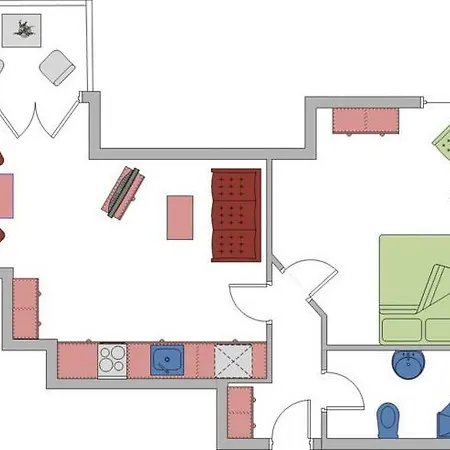 Appartement Emilia 公寓 圣彼得奥尔丁